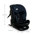 KINDERKRAFT AUTOSEDISTE I-GROW I-SIZE 40-150 CM BLACK - Слика 7