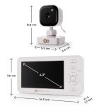 KINDERKRAFT BABY MONITOR NITEEYE TRAVEL WHITE - Слика 11