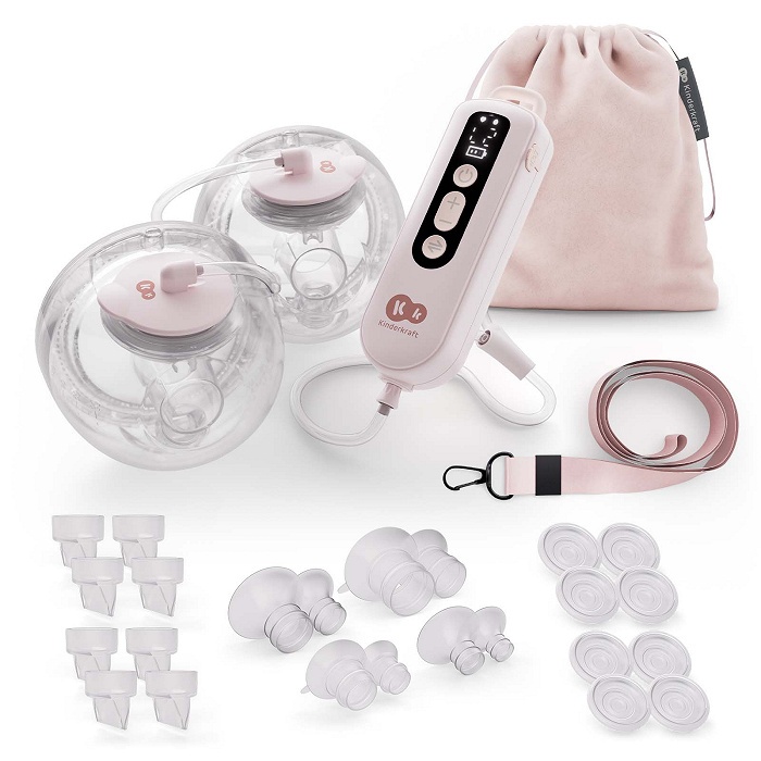 kinderkraft-dupla-elektricna-pumpica-za-grudi-gentleflow-pink8746613 KINDERKRAFT DUPLA ELEKTRIČNA PUMPICA ZA GRUDI GENTLEFLOW PINK - Слика 1