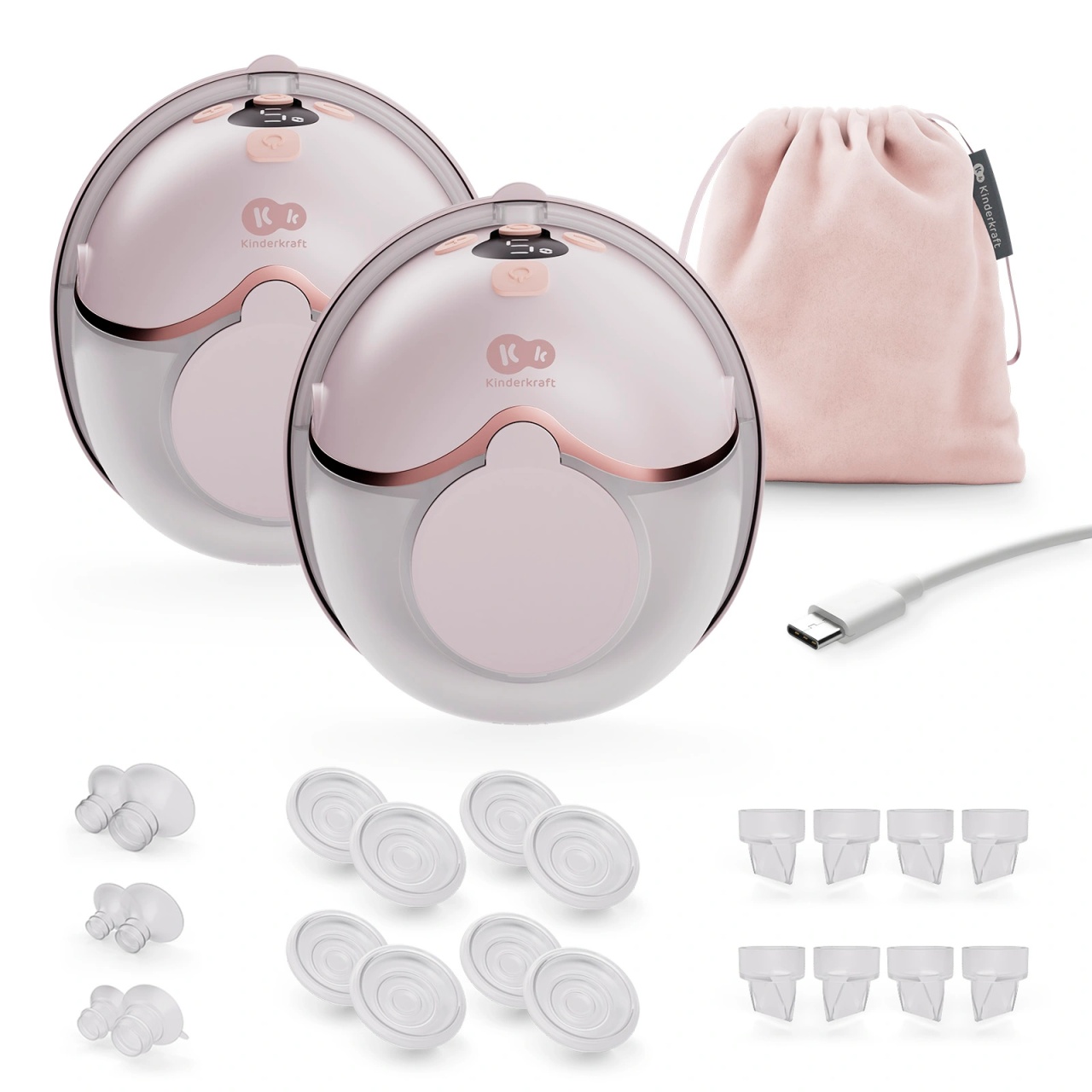 kinderkraft-elektricna-pumpica-za-grudi-mamaflow-pink-double10753985 KINDERKRAFT ELEKTRIČNA PUMPICA ZA GRUDI MAMAFLOW PINK DOUBLE - Слика 1