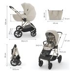 KINDERKRAFT KOLICA 2U1 PRIME 3 BEIGE - Слика 12
