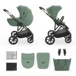 KINDERKRAFT KOLICA 2U1 PRIME 3 GREEN