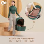 Kinderkraft kolica PRIME 2 3u1 MINK PRO SHADOW GREY - Слика 5
