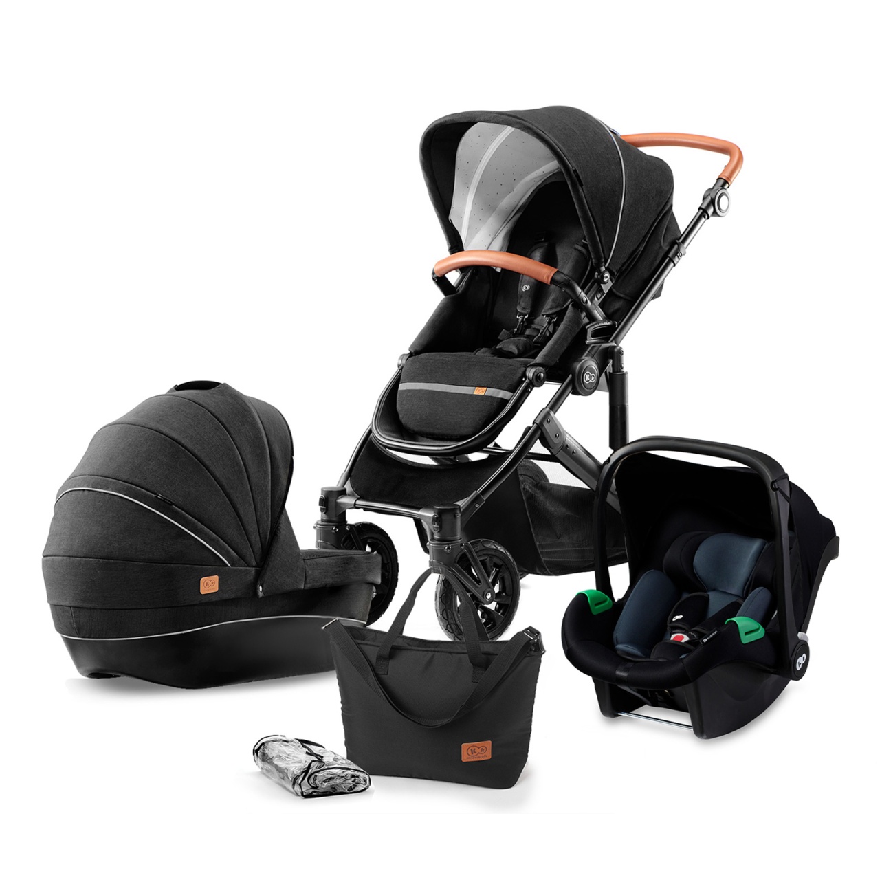 kinderkraft-kolica-za-bebe-3u1-prime-mink-pro-black8643830 KINDERKRAFT KOLICA ZA BEBE 3U1 PRIME MINK PRO BLACK - Слика 1