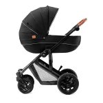 KINDERKRAFT KOLICA ZA BEBE 3U1 PRIME MINK PRO BLACK - Слика 2
