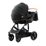 KINDERKRAFT KOLICA ZA BEBE 3U1 PRIME MINK PRO BLACK - Слика 4