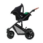 KINDERKRAFT KOLICA ZA BEBE 3U1 PRIME MINK PRO BLACK - Слика 6