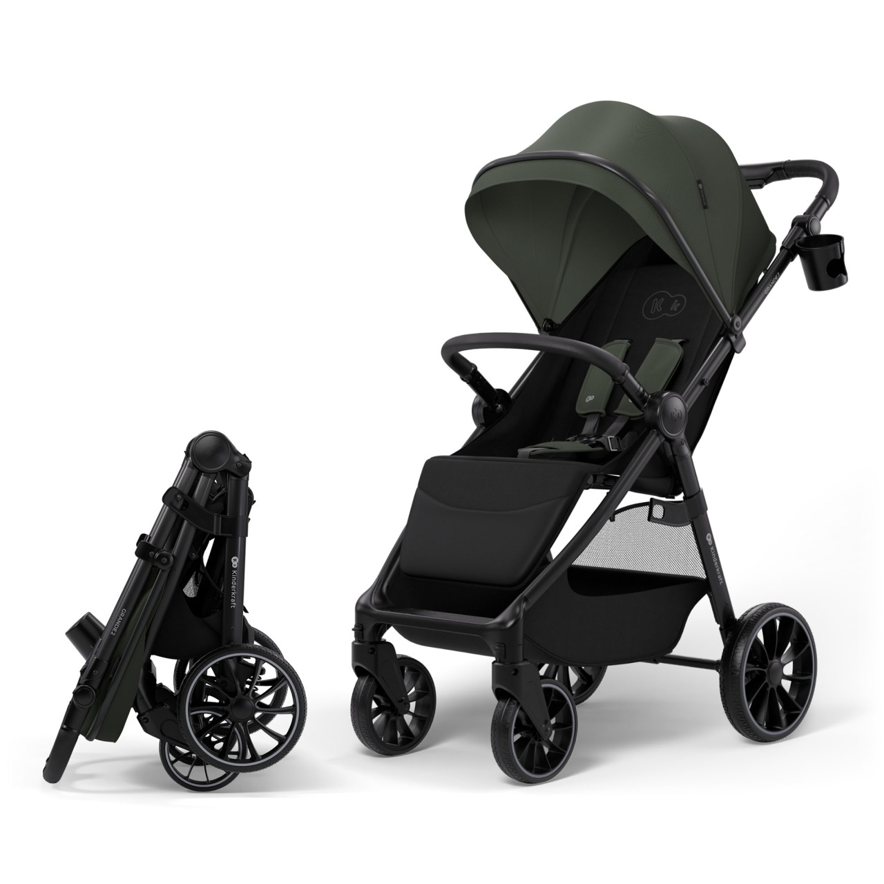 kinderkraft-kolica-za-bebe-grande-2-green8643602 KINDERKRAFT KOLICA ZA BEBE GRANDE 2 GREEN - Слика 1
