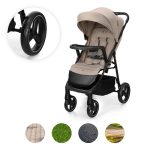 KINDERKRAFT KOLICA ZA BEBE SA TACNOM TRIG 3 BEIGE - Слика 2