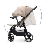 KINDERKRAFT KOLICA ZA BEBE SA TACNOM TRIG 3 BEIGE - Слика 4