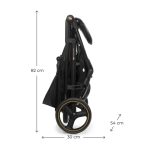 KINDERKRAFT KOLICA ZA BEBE SA TACNOM TRIG 3 BLACK - Слика 8