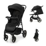 KINDERKRAFT KOLICA ZA BEBE SA TACNOM TRIG 3 BLACK