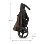 KINDERKRAFT KOLICA ZA BEBE SA TACNOM TRIG 3 BROWN - Слика 11
