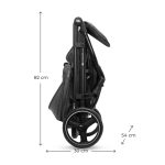 KINDERKRAFT KOLICA ZA BEBE SA TACNOM TRIG 3 GREY - Слика 12