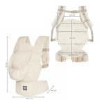 KINDERKRAFT NOSILJKA ZA BEBU ELARA BEIGE - Слика 8