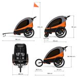 KINDERKRAFT PRIKOLICA ZA BICIKL 3U1 NAVA SUNNY - Слика 2