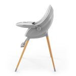 KINDERKRAFT STOLICA ZA HRANJENJE 2U1 FINI UP GREY - Слика 4