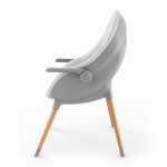 KINDERKRAFT STOLICA ZA HRANJENJE 2U1 FINI UP GREY - Слика 6