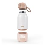 KINDERKRAFT TERMOS I GREJAČ ZA MLEKO 2U1 GAJA BEIGE - Слика 3