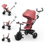 KINDERKRAFT TRICIKL ASTON 2 PLUS PINK