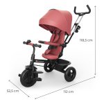 KINDERKRAFT TRICIKL ASTON 2 PLUS PINK - Слика 10