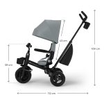 KINDERKRAFT TRICIKL AVEO 2 PLUS GREY - Слика 12