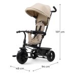 KINDERKRAFT TRICIKL FREEWAY 2 BEIGE - Слика 10