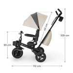KINDERKRAFT TRICIKL SPINSTEP 2 PLUS BEIGE - Слика 10