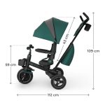 KINDERKRAFT TRICIKL SPINSTEP 2 PLUS GREEN - Слика 8