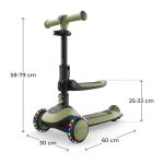 KINDERKRAFT TROTINET HALLEY 2 GRASSLAND GREEN - Слика 8