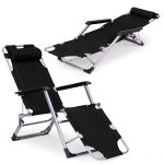 LEŽALJKA ZA PLAŽU 2U1 BLACK