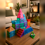 Magnetni konstruktor Frozen 96 delova ST0734784B Magnetne kocke