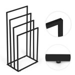 Metalni držač za peškire sa 4 kraka, crni – ModernHome - Слика 8