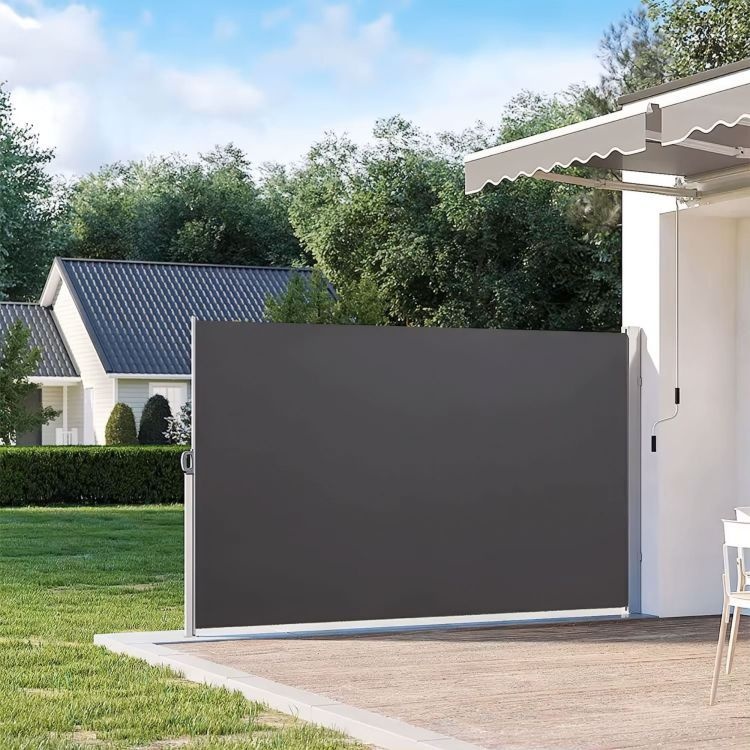 sklopivi-paravan-za-dvoriste-3x1-8m-antracit5815 SKLOPIVI PARAVAN ZA DVORIŠTE 3X1.8M ANTRACIT - Слика 1
