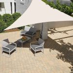 Solarno trouglasto jedro 5x5x5m Beige ModernHome - Слика 4
