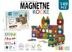 Magnetni konstruktor Zamak i vozić 149 delova A1571532B Magnetne kocke - Слика 8