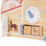 Montesori aktivna tabla KINDER HOME, farma sa mlinom, lavirintom, satom i zupčanicima - Слика 5