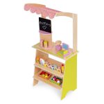 Drvena dečija pijaca sa vagom, POS terminalom i dodacima, 20 delova – EcoToys - Слика 6