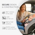 Kikka Boo Autosedište 40-150 cm I-Orbit premium I-SIZE ISOFIX sa potpornom nogom Black - Слика 2