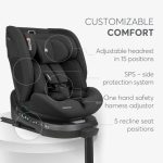 Kikka Boo Autosedište 40-150 cm I-Orbit premium I-SIZE ISOFIX sa potpornom nogom Black - Слика 4