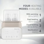 Kikka Boo Dvostruki grejač za flašice sa sterilizatorom 4in1 Handy Beige - Слика 4
