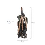 Kikka Boo Kolica autofolding Joy premium 2in1 set sa autosedištem I-Prime I-Size Army Green - Слика 9