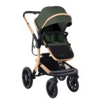 Kikka Boo Kolica Irene premium 3in1 set sa I-SIZE autosedištem i tvrdom korpom Army Green - Слика 2