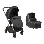 Kikka Boo Kolica Lanah 2in1 set sa tvrdom korpom Black