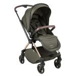 Kikka Boo Kolica Lanah 3in1 set sa autosedištem I-Prime I-size i tvrdom korpom Army Green - Слика 4