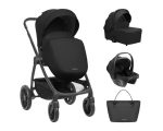 Kikka Boo Kolica Modena 3in1 set sa I-SIZE I-Prime autosedištem i tvrdom korpom Black