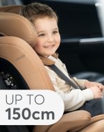 KikkaBoo autosedište 76-150 cm I-flow I-size mocha - Слика 2