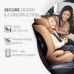 KikkaBoo autosedište 76-150 cm I-flow I-size mocha - Слика 5