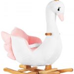 KikkaBoo igračka sa ljuljanjem i sedištem swan white