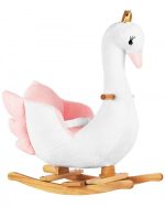 KikkaBoo igračka sa ljuljanjem i sedištem swan white